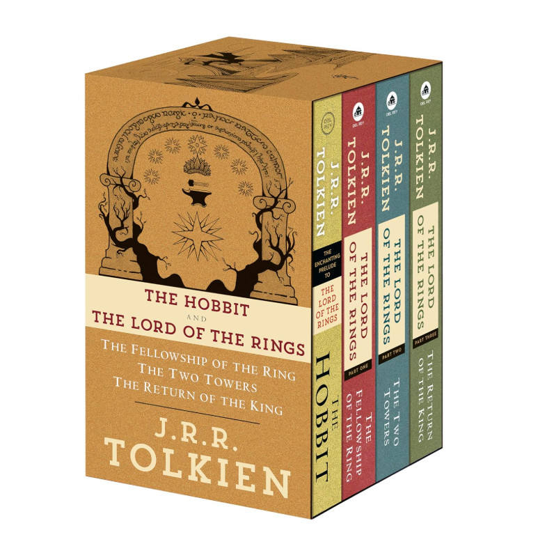 J.R.R. Tolkien 4-Book Boxed Set: the Hobbit and the Lord of the Rings - New gallery