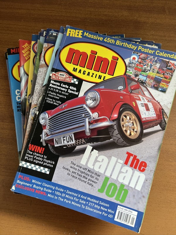 Mini Magazine 2004 Every Edition Jan-Dec Bundle Job Lot Anniversary Special 45y