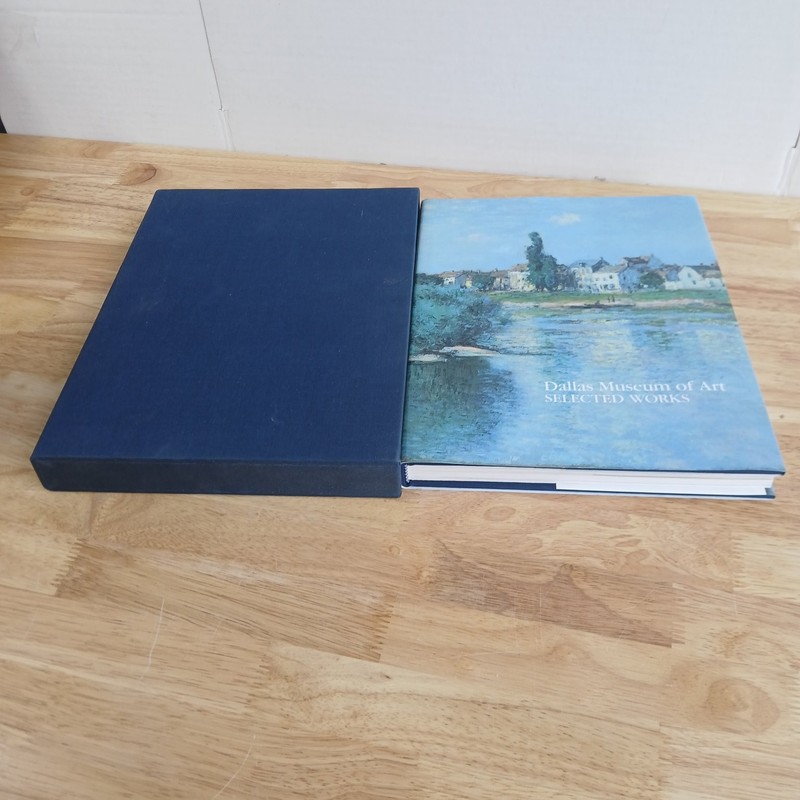Dallas Museum of Art Selected Works Bromberg 1985 1st Ed Art Catalog Slipcase
