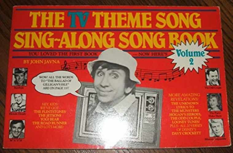 TV Theme Song Sing-Along Song Book – Paperback, by Javna John – Acceptable