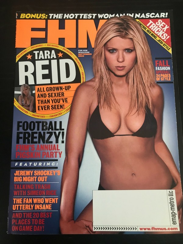 TARA REID – FHM Magazine – Sept 2003 – SHARKNADO – AMERICAN PIE – FREE STUFF MAG