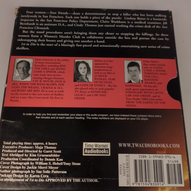 Audio Books on CD Abridged Fiction Authors Steel Roberts Robb Patterson Lot of 5 gallery
