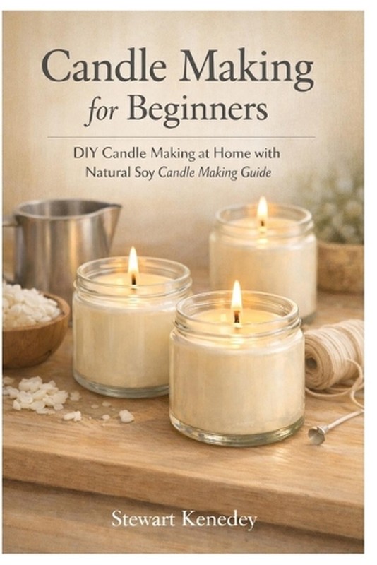 Candle making for beginners: DIY Candle Making at Home with natural soy candle m