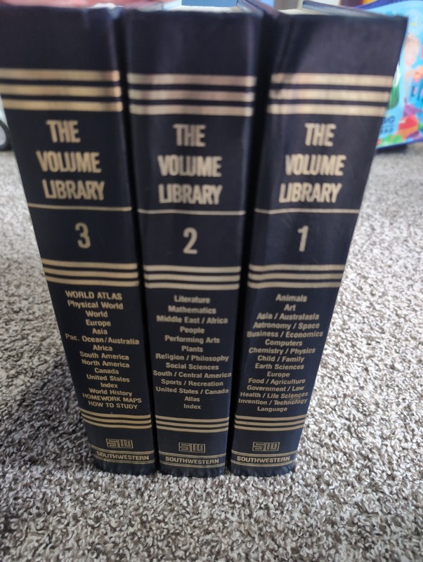 The Volume Library, volumes 1-3