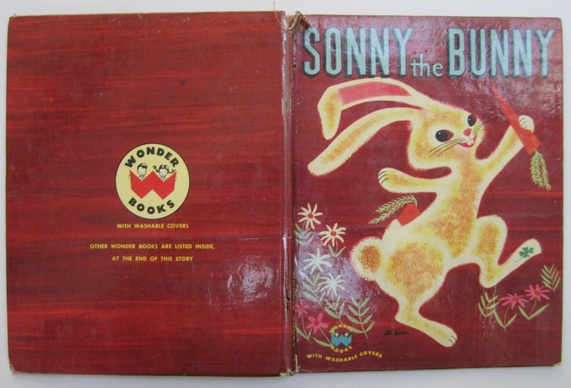 Sonny The Bunny Hardcover Children's Book Marcia Martin Wonder Books #591 1952 gallery