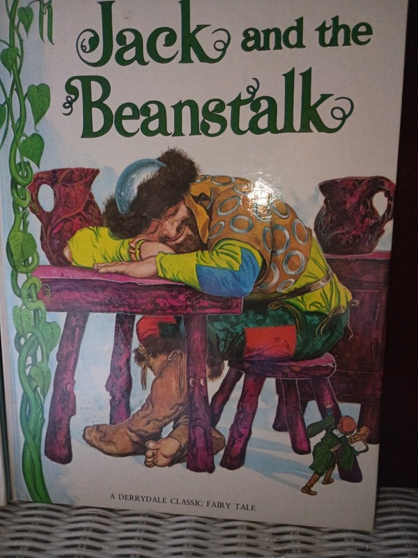 Vintage Lot Of 2 Jack And The Bean Stalk And Hansel And Gretle Hardcover Books