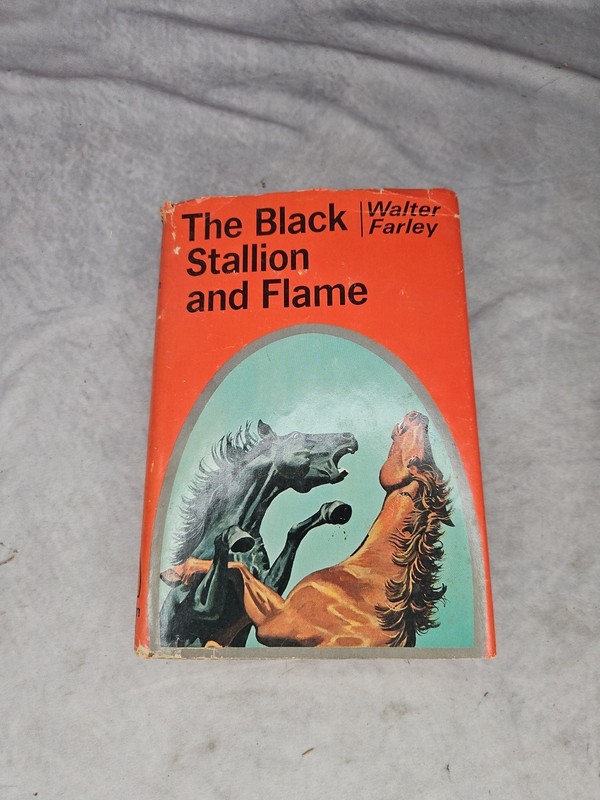 The Black Stallion and Flame by Walter Farley Vintage Hardcover 1960 Dust Jacket