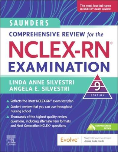 Saunders Comprehensive Review for the NCLEX-RN Examination – Paperback – GOOD