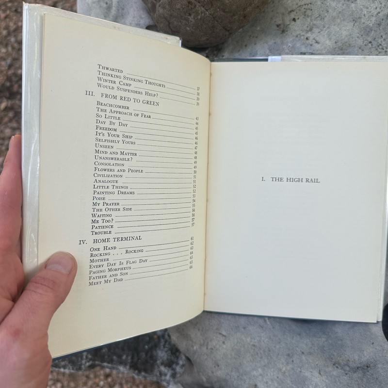 Rhymes Of A Railroad Main, Devon G. Hough SIGNED, Inscribed First Edition 1948 gallery