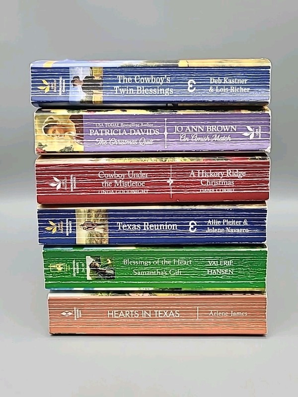 Lot of 6 Love Inspired Inspiration Romantic 2 In One Double Paperback Books