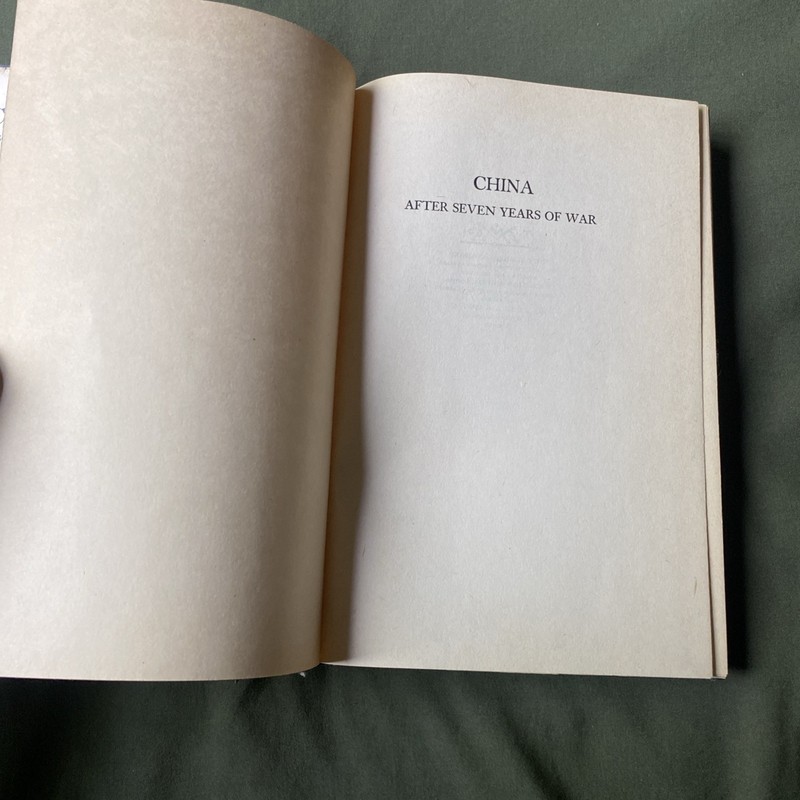 China After Seven Years of War by Hollington K. Tong HCDJ 1st Printing 1945 gallery
