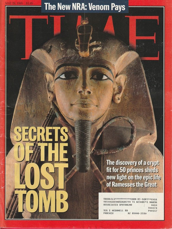 Time Magazine Secrets of the Lost Tomb May 29 1995