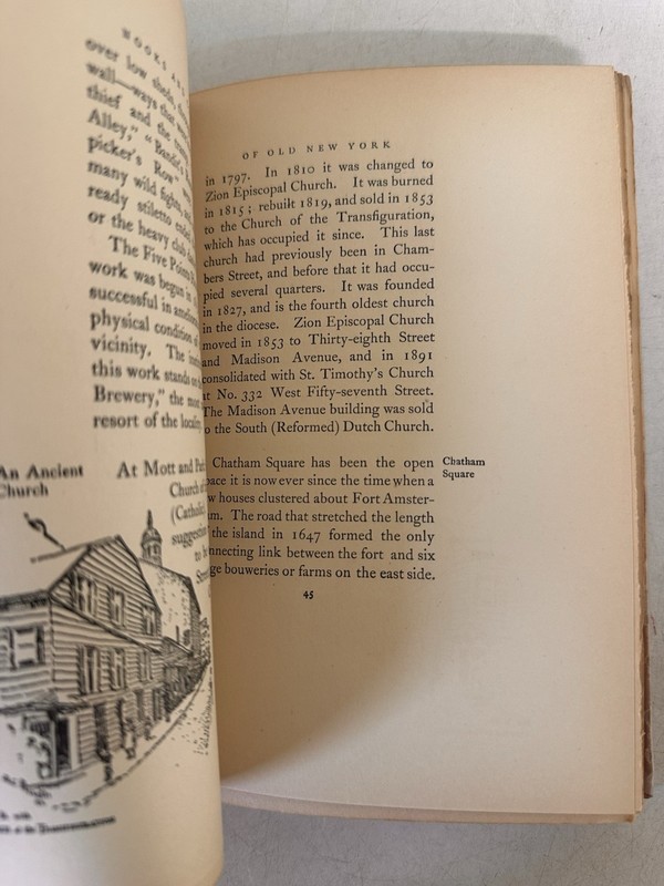 1899 1st ed. Many UNCUT pages. Nooks & Corners of Old New York, Illustrated b/w gallery
