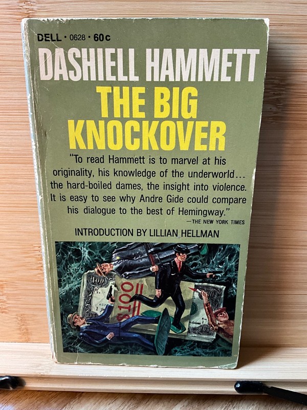 The Big Knockover by Dashiell Hammett Dell 1967 1st pnt Tom Adams cvr
