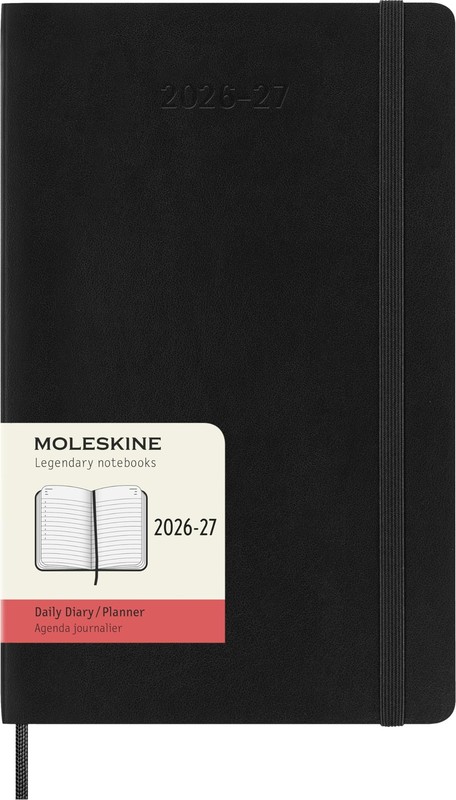 Moleskine 2026 Daily Diary, July Start, 18 Months, Large Size (13Cm X 21Cm), So_
