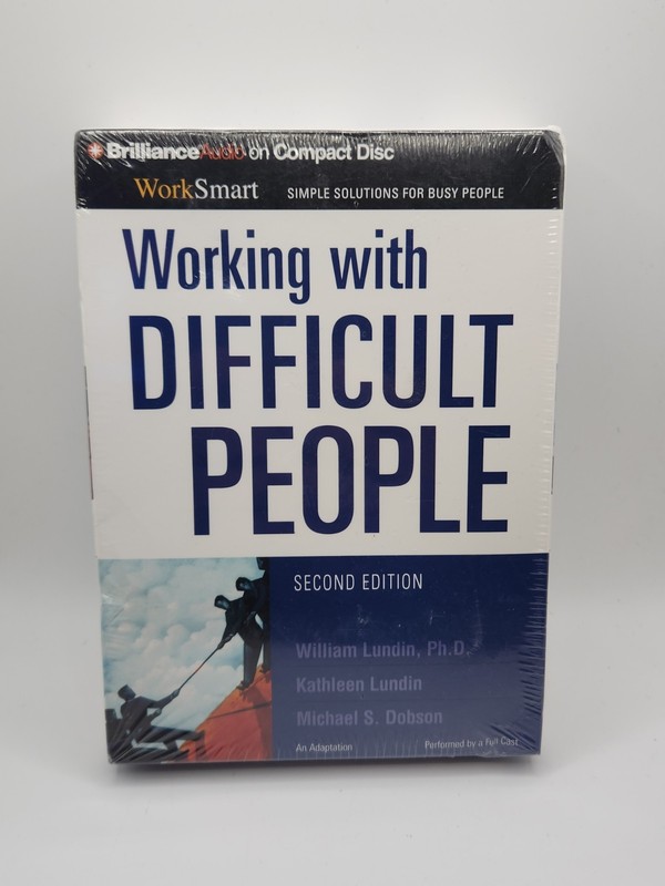 Working with Difficult People by Michael S. Dobson Audio CD Brand New – C63