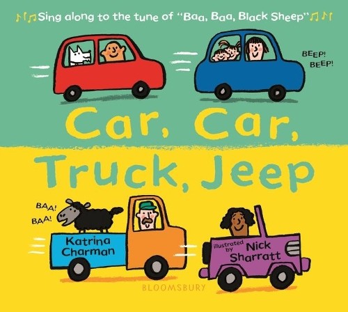 Katrina Charman Car, Car, Truck, Jeep (Board Book) (UK IMPORT)