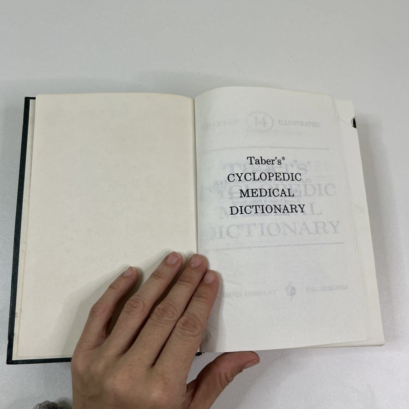 Taber's Cyclopedic Medical Dictionary (Hardback, 1981) F A Davis Company gallery