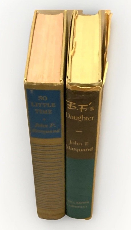 BFs Daughter John P Marquand 1st Edition So Little Time Staging VTG Decor 1940s gallery