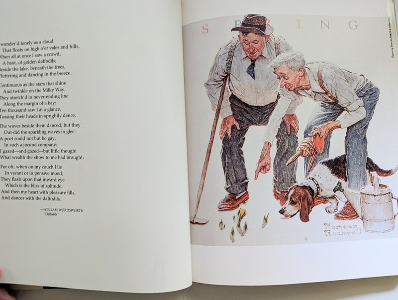 VTG 1982 1st Edition NORMAN ROCKWELL'S Four Seasons by George Mendoza Hardcover gallery