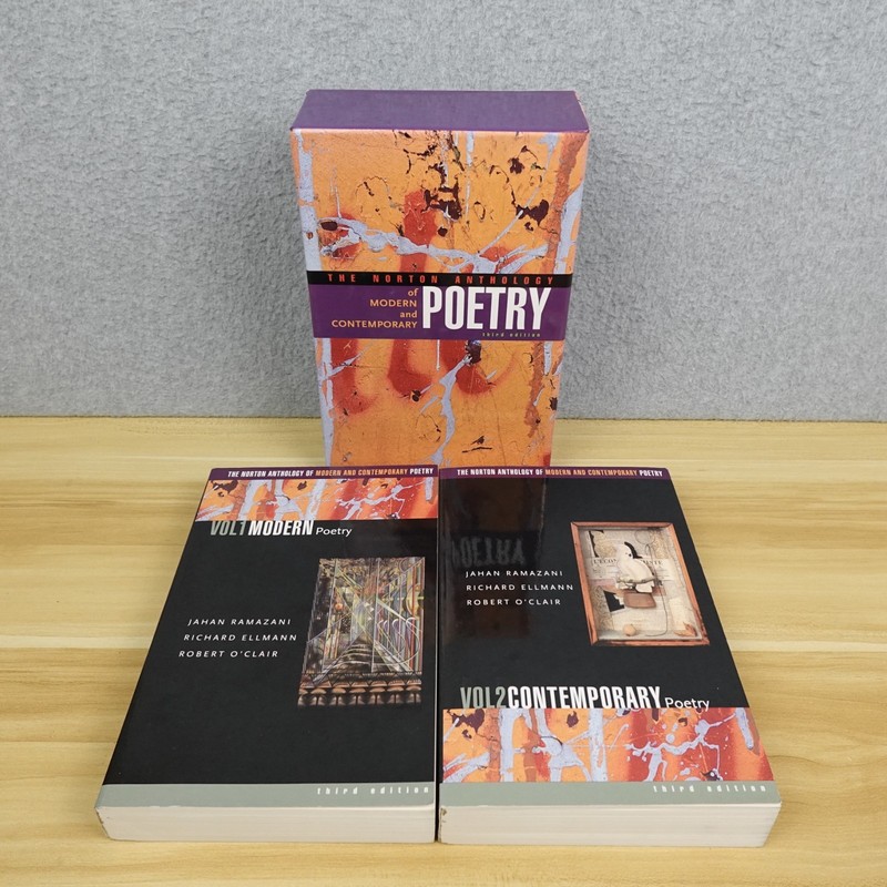 Norton Anthology of Modern and Contemporary Poetry by Robert O’Clair 3rd Edition