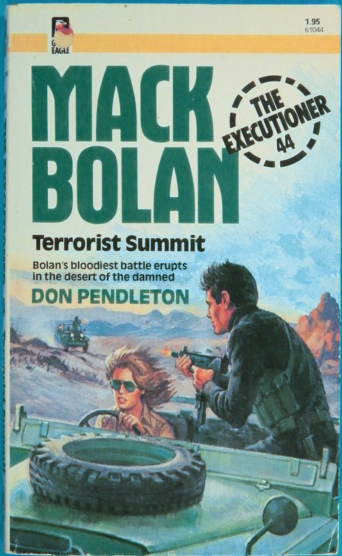 Executioner Mack Bolan #44 Terrorist Summit by Don Pendleton, Vintage Paperback
