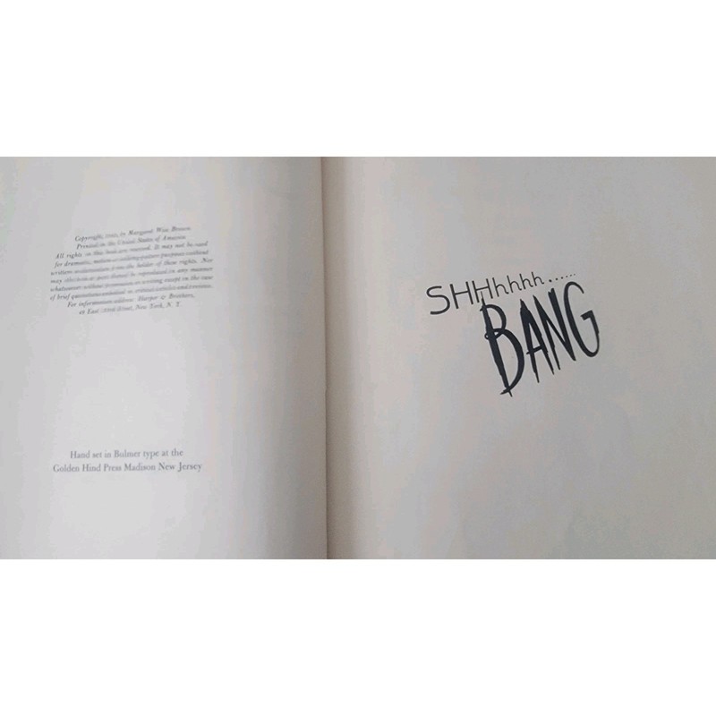 SHHhhhh...... bang, A Whispering Book by Margaret Wise Brown/Robert De Veyrac gallery
