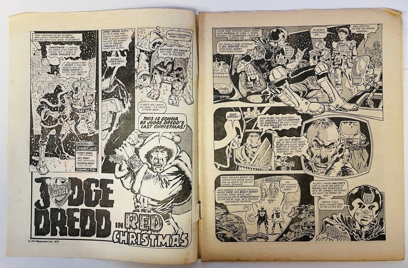 2000ad Prog 44 (1977) Dan Dare + Judge Dredd Christmas Issue gallery