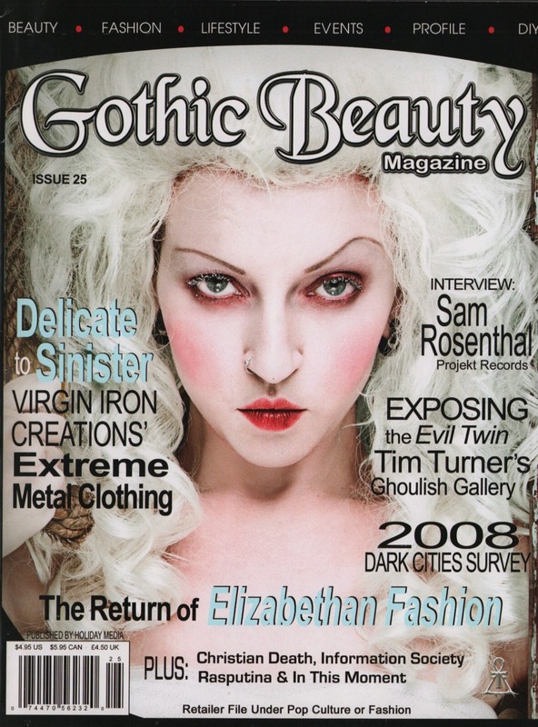 Gothic Beauty #25 Sam Rosenthal Virgin Iron Rasputina Christian Death Rare
