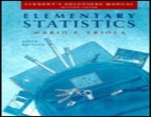 Elementary Statistics, Triola, Mario F.