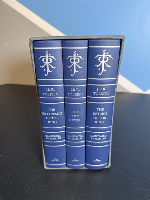 Lord Of The Rings Deluxe Box Set Illustrated by Alan Lee J.R.R Tolkien