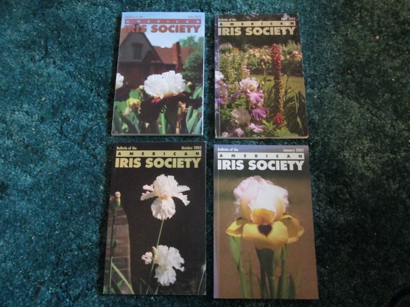 Bulletin of the American Iris Society – January, July, October 2001