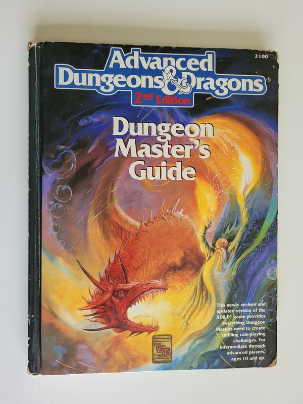 TSR 2E AD&D Advanced Dungeons & Dragons 2nd Edition Dungeon Master’s Guide