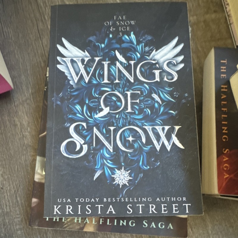 Wings of Snow by Krista Street, Paperback 2023, Fae of Snow & Ice Fantasy Novel