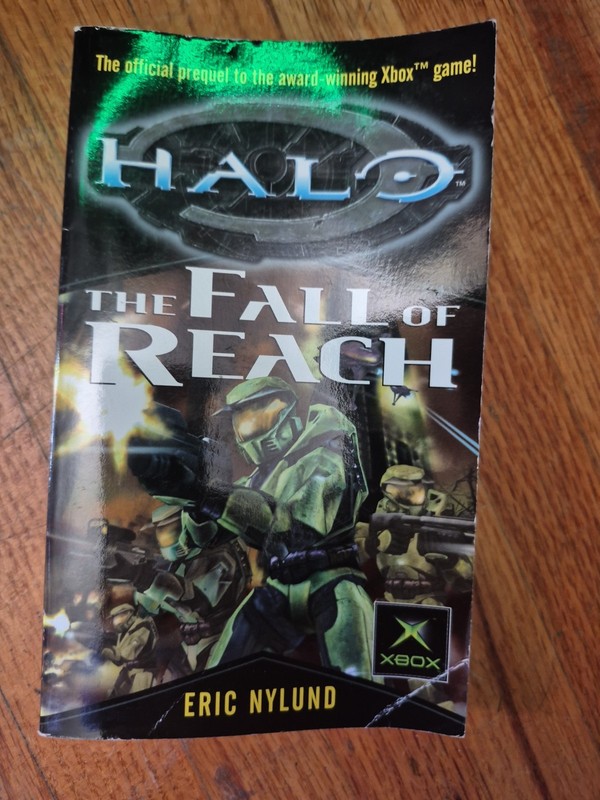 Halo The Fall of Reach Eric Nylund 2001 First Edition Science Fiction Del Rey