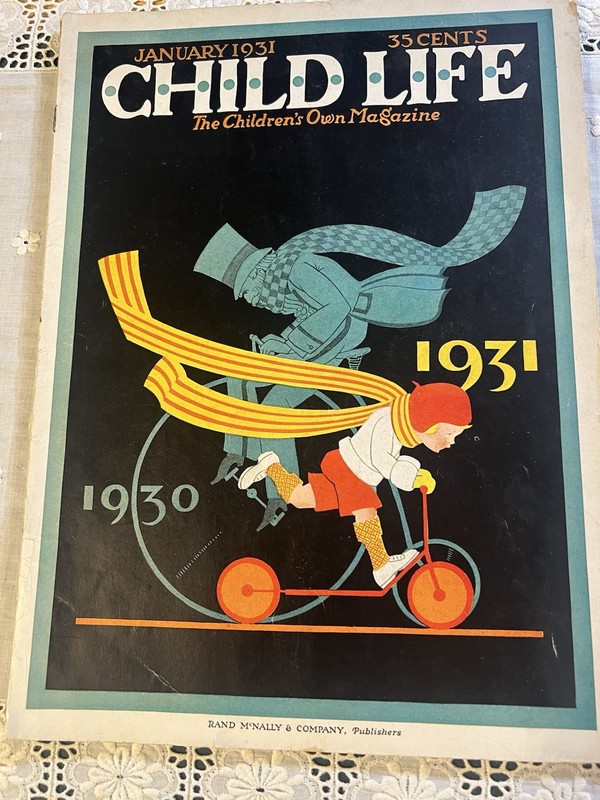 January 1931 Child Life: The Children’s Own Magazine Complete 52 Pages Wonderful