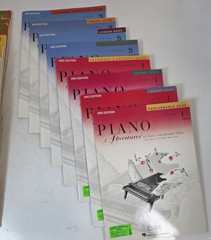 Huge Lot of 19 Piano Books Faber Piano Adventures Level 1 2A Alfred Basic 1A 1B gallery