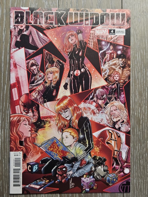 BLACK WIDOW #4 NEAR MINT 2021 MARCO CHECCHETTO VARIANT MARVEL COMICS b-82