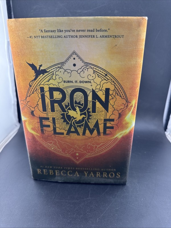 Iron Flame Black Sprayed Edges Hardcover