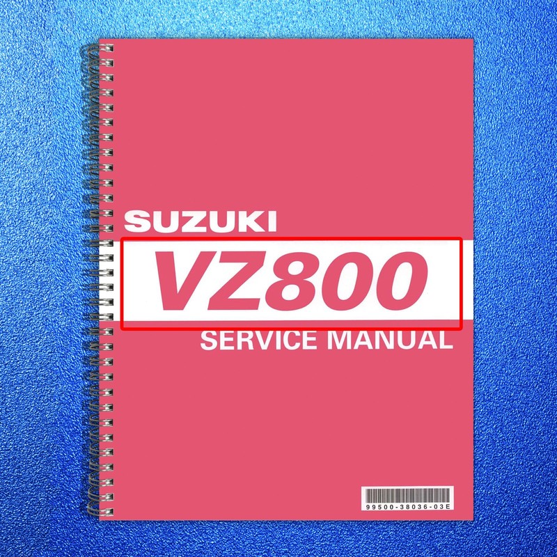 SUZUKI VZ800 Marauder Motorcycle Service Manual 1998-2004 – WIRE BOUND – COVERS