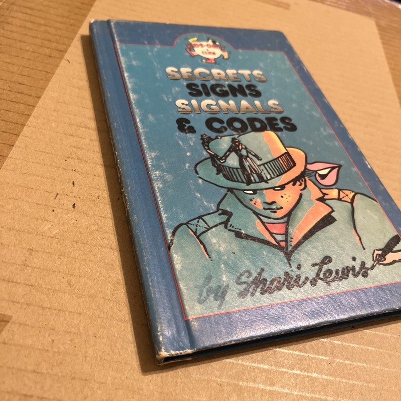 Secrets Signs Signals & Codes Book 1980 Shari Lewis 1st RARE Kids Only Club gallery