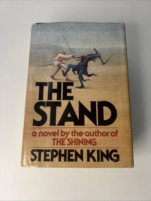 The Stand by Stephen King, Jacket 823 Pages, A29 Gutter Code HC-DJ Early Copy