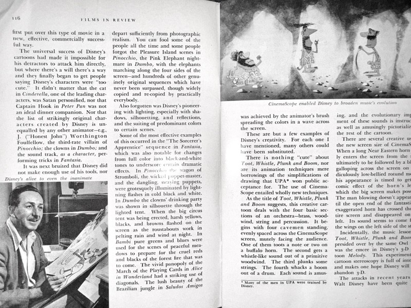 Three 1954 issues, FILMS IN REVIEW magazines articles, pictures, interviews bios gallery