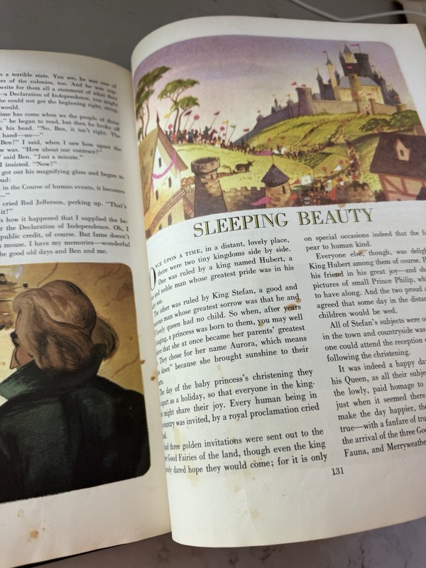 Walt Disney Treasury 21 Best Loved Stories Giant Golden Book Hardcover gallery