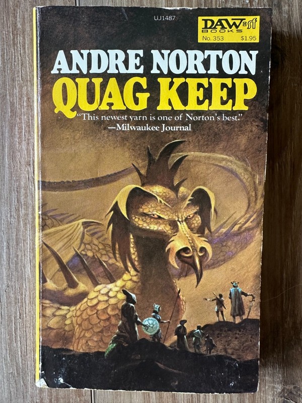 Andre Norton Quag Keep 1979 First DAW Printing Dungeons & Dragons PB