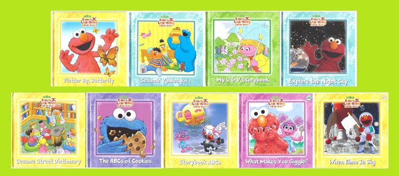LOT of NINE Sesame Street ELMO’S LEARNING ADVENTURE 2015/16 Hardcover Books $7Sh