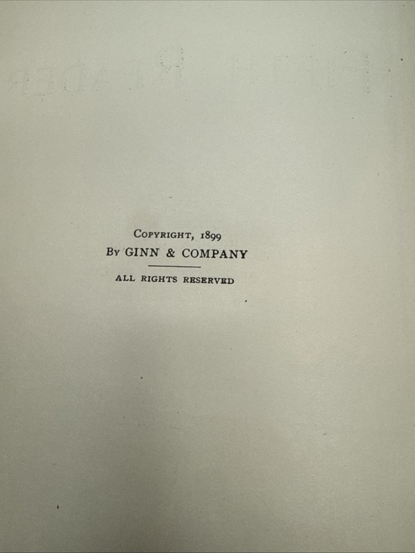 Cyr’s Fifth Reader By Ellen M. Cyr, 1899, Ginn & Company, Boston, HB gallery