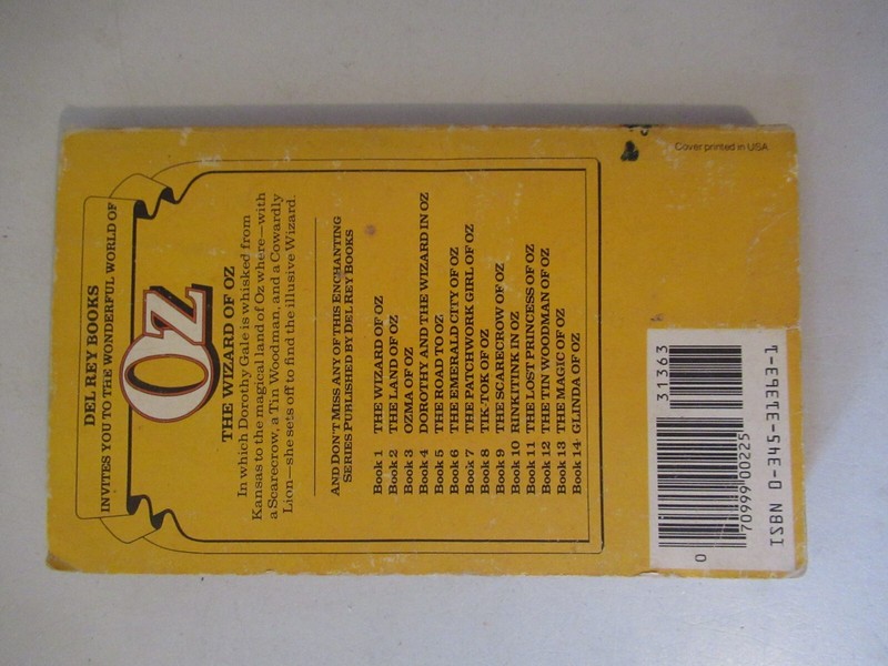 Del Rey lot of 6 Wizard of Oz books NICE 1 2 3 4 5 gallery