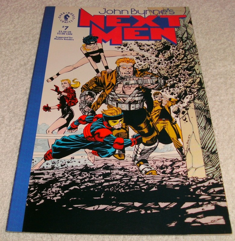 DARK HORSE COMICS JOHN BYRNES NEXT MEN 1992 # 7 VF