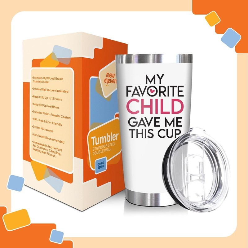 Cute 20 oz Double-Wall Tumbler for Moms - BPA-Free & Perfect for Any Occasion gallery